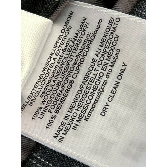 Brooks Brothers Men's 346 Regent Fit Gray Pinstripe Wool Suit Jacket Blazer 43L - Picture 8 of 8